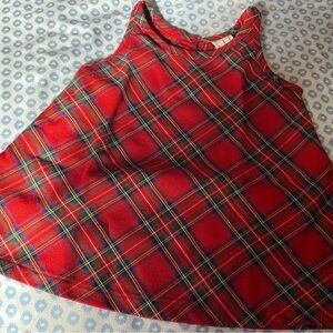 GAP Red Plaid Kids Formal Dress